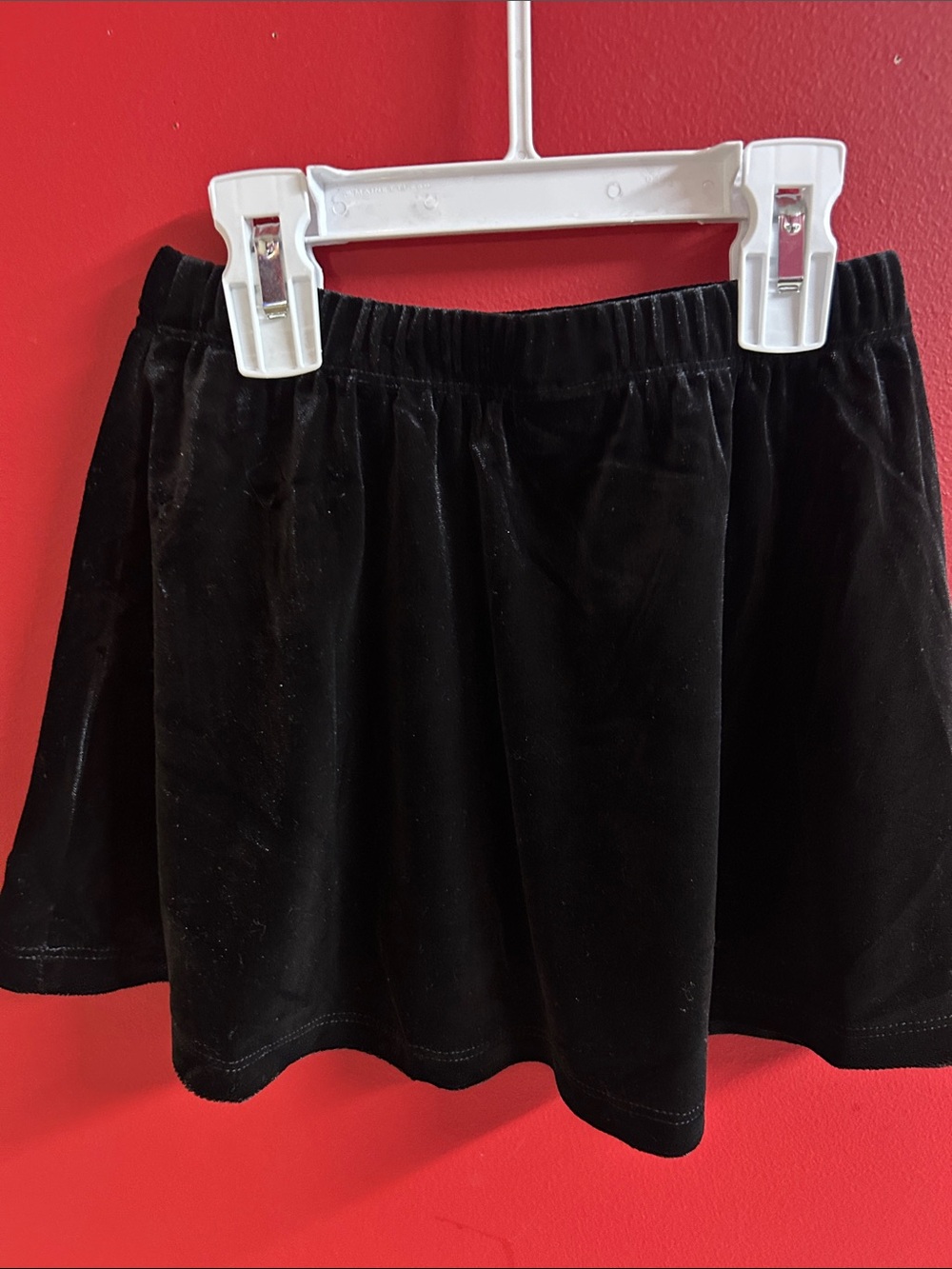 PatPat Black Velvet Circle Skirt size 3-4y